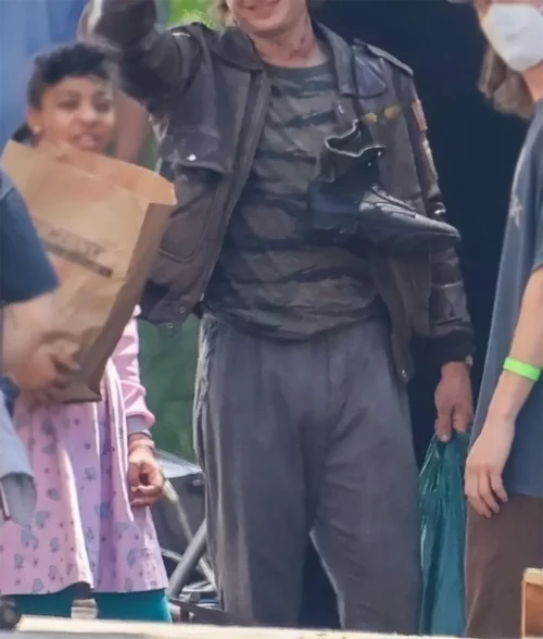 Stranger Things Steve Harrington Leather Jacket - Front 2