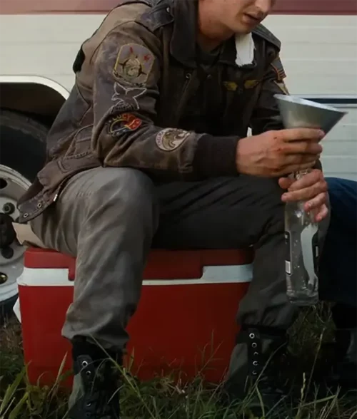 Stranger Things Steve Harrington Leather Jacket - Front