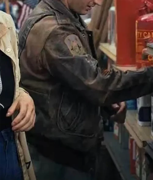 Stranger Things Steve Harrington Leather Jacket - Side