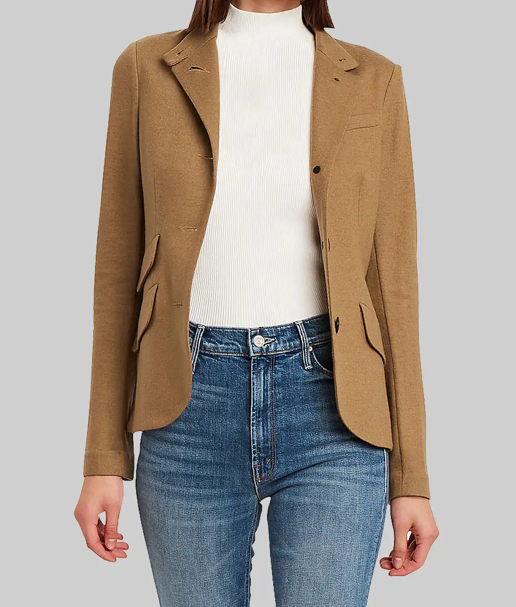 Superman & Lois Elizabeth Tulloch Brown Jacket