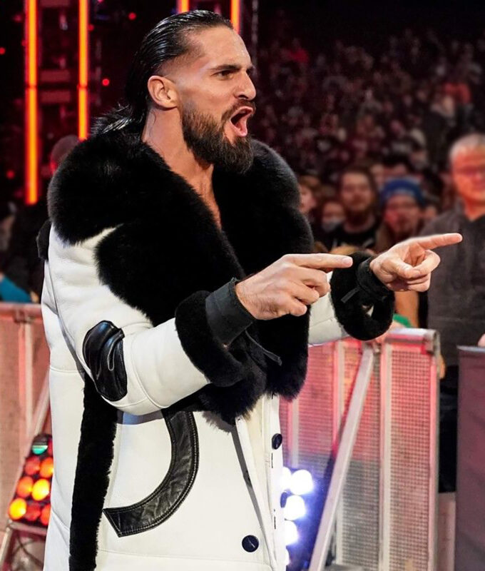 WWE Raw Seth Rollins White Coat