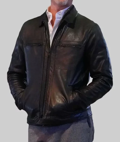 Wolves 2023 Brad Pitt Leather Jacket