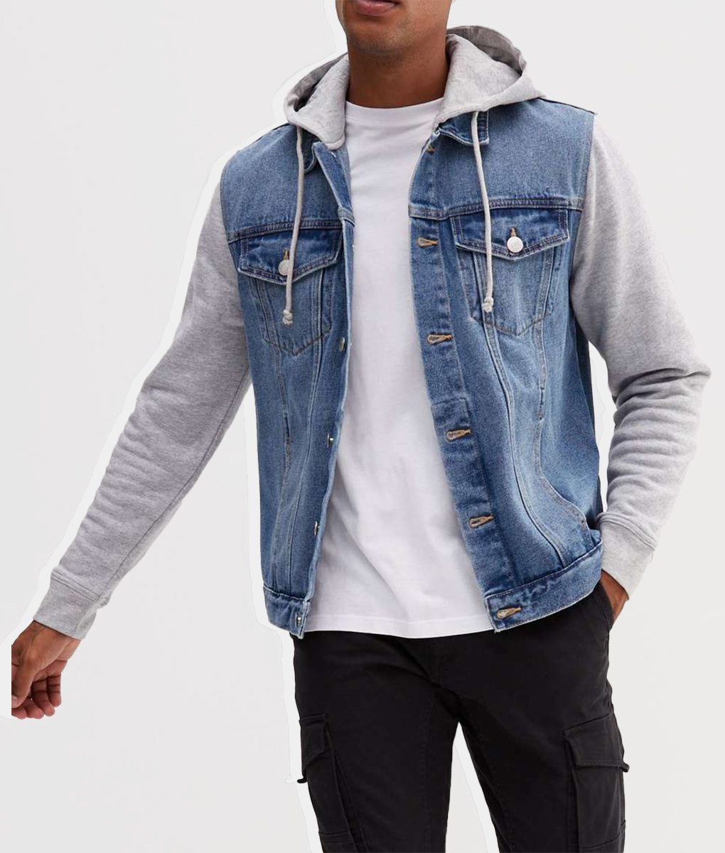 Bel-Air Tray Melbert Hooded Denim Jacket