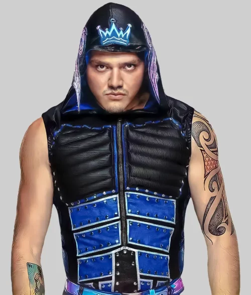 Dominik Mysterio Hooded Leather Vest