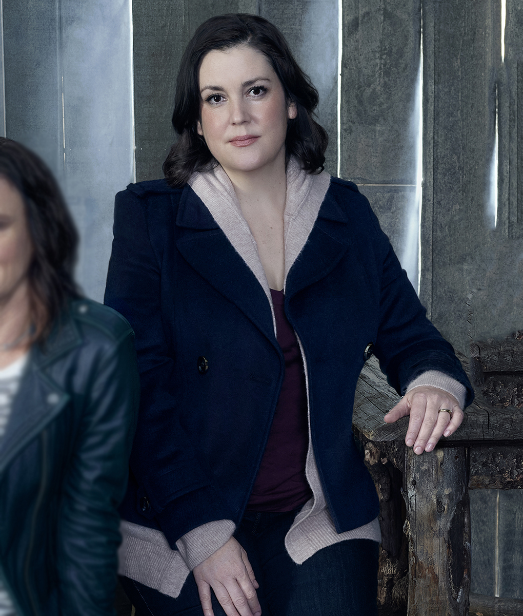 Yellowjackets Melanie Lynskey Navy Blue Peacoat