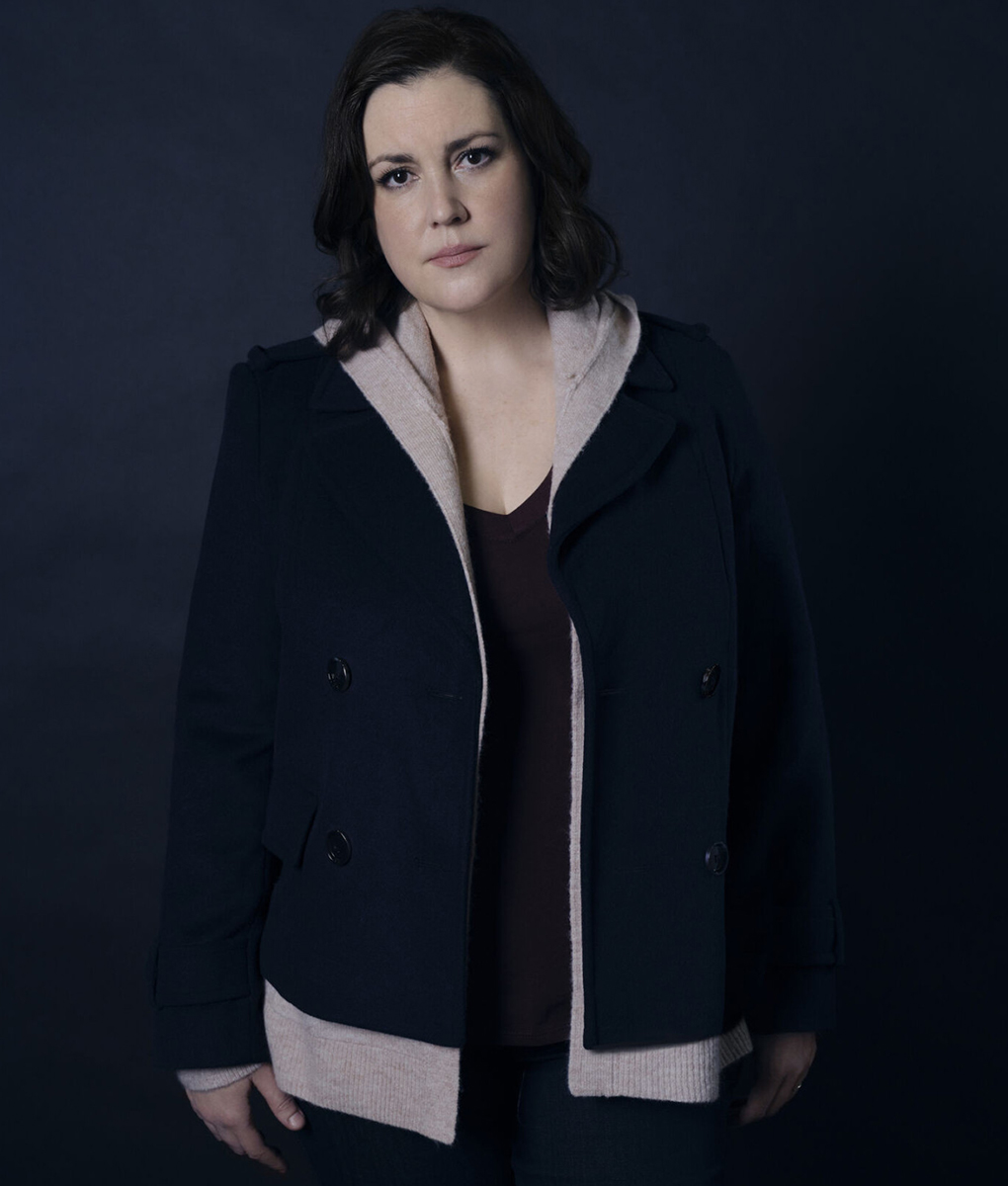 Yellowjackets Melanie Lynskey Navy Blue Peacoat