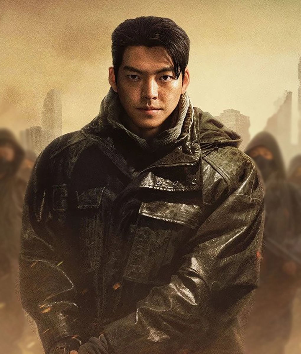 Black Knight Kim 5-8 Black Leather Oversized Jacket