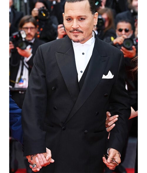 Cannes Film Festival 2023 Johnny Depp Black Tuxedo