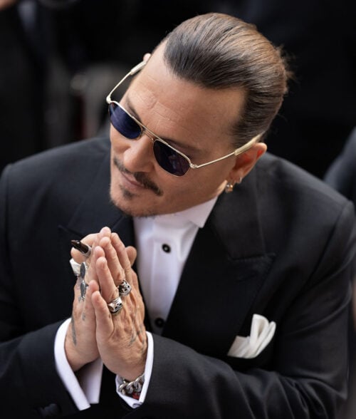 Cannes Film Festival 2023 Johnny Depp Black Tuxedo