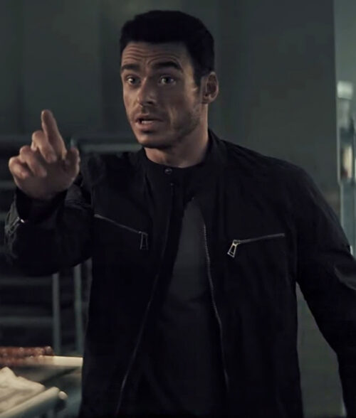 Citadel Richard Mason Kane Black Cafe Racer Jacket