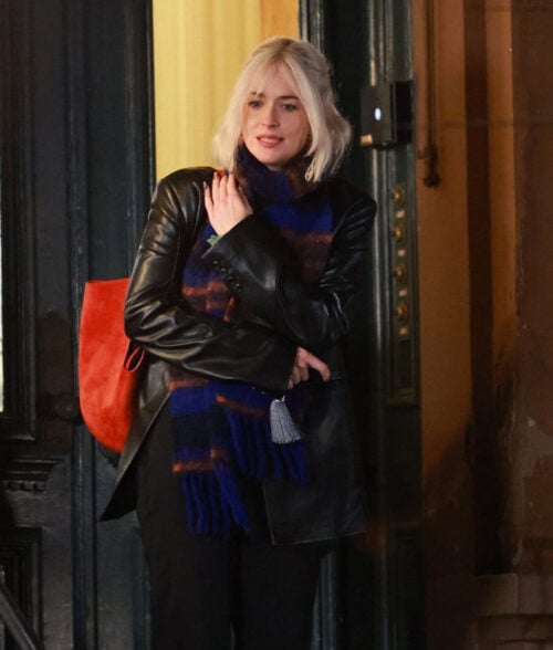 Daddio Dakota Johnson Leather Coat