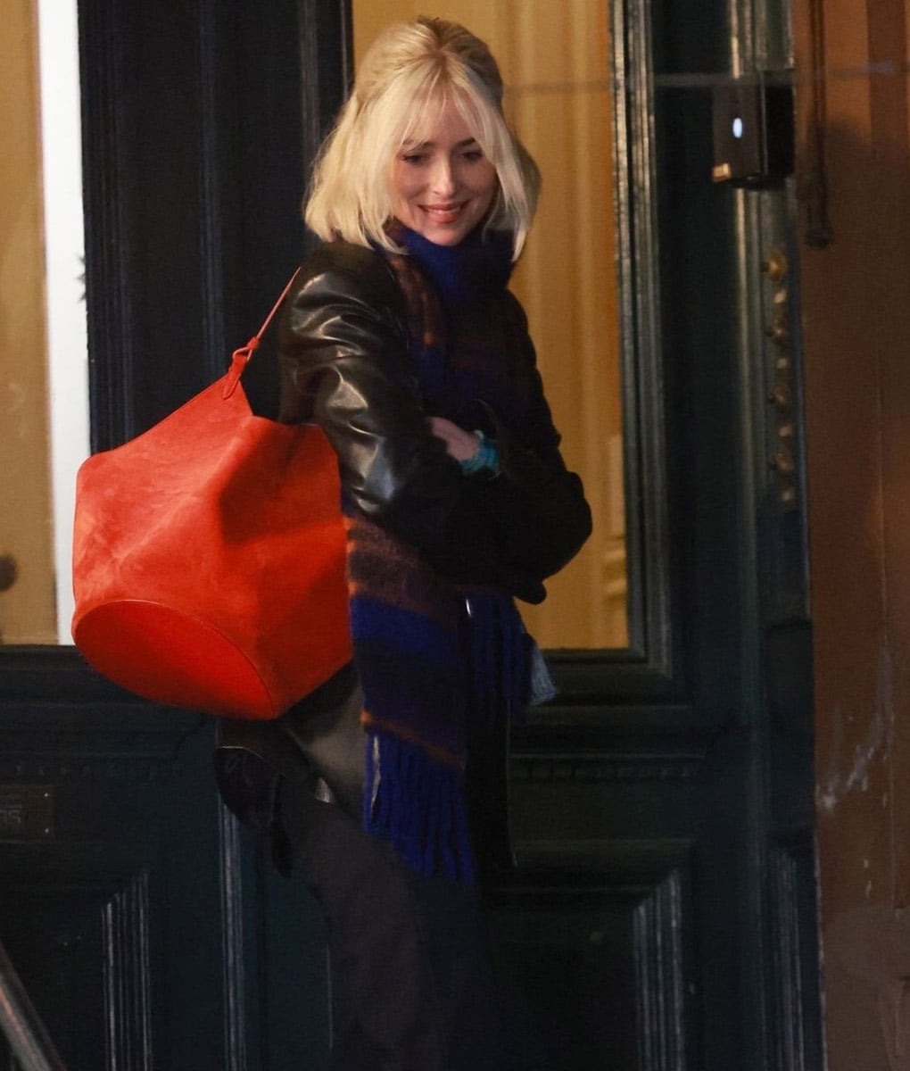 Daddio Dakota Johnson Leather Coat