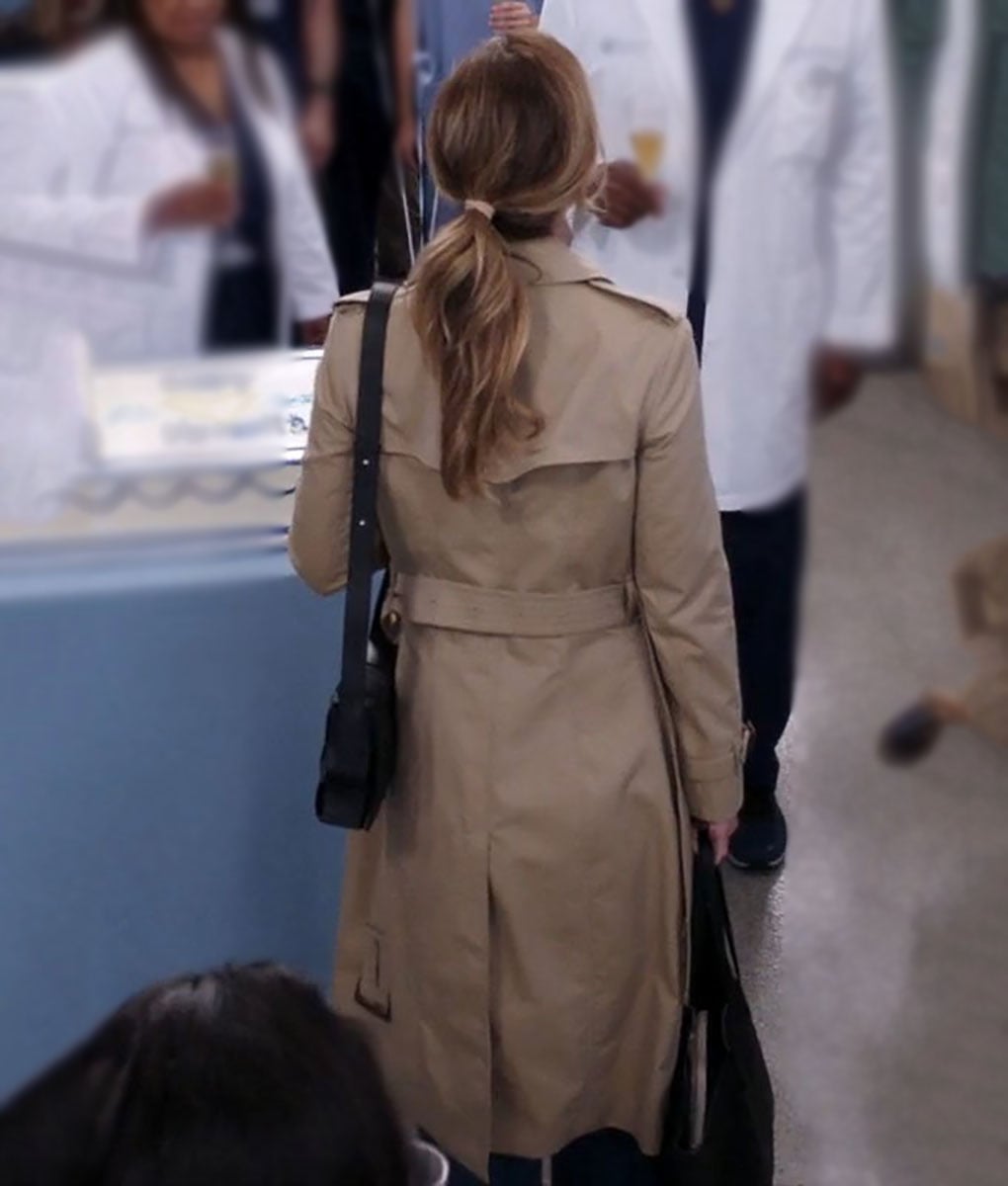 Greys Anatomy Meredith Grey Beige Long Coat
