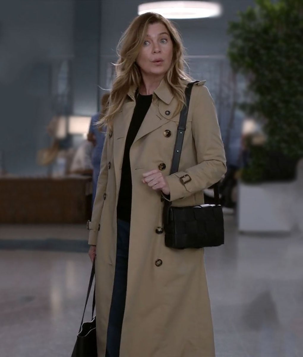 Greys Anatomy Meredith Grey Beige Long Coat