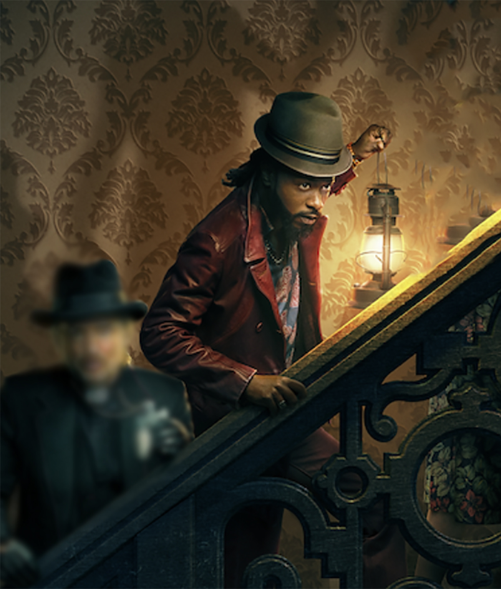 LaKeith Stanfield Ben Leather Coat