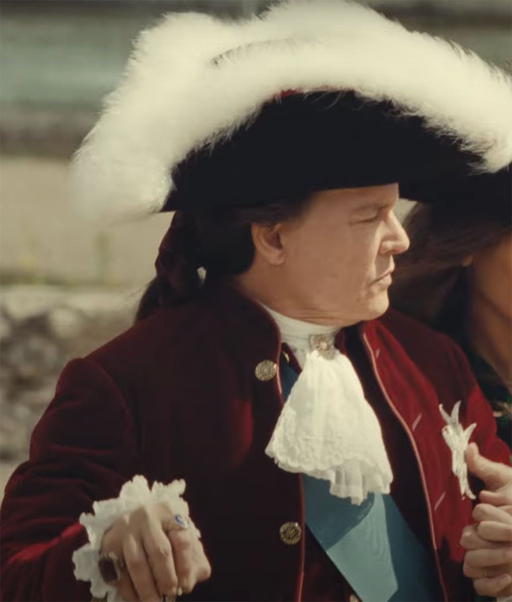 Jeanne du Barry Johnny Depp Louis XV Red Velvet Coat
