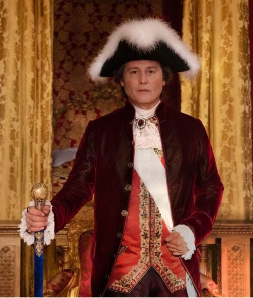 Jeanne du Barry Johnny Depp Louis XV Red Velvet Coat