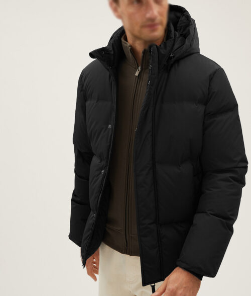 Spider-Man Across the Spider-Verse Miles Morales Black Puffer Jacket
