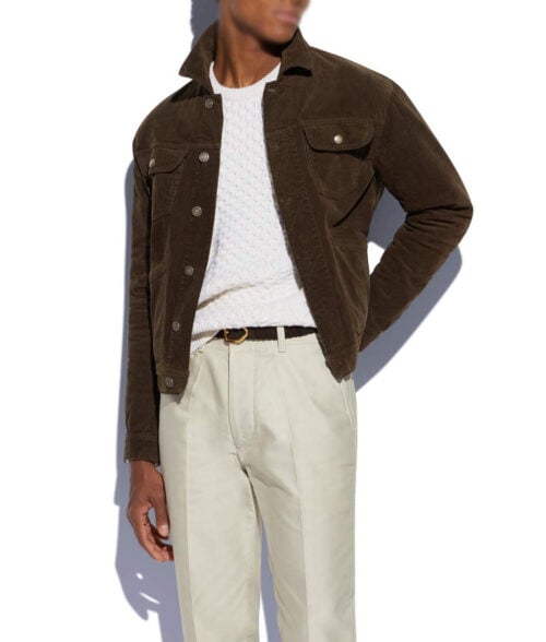 Succession Jeremy Kendall Roy Trucker Jacket