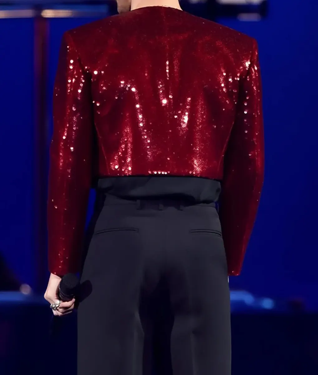 Harry Styles Brit Awards 2023 Sequin Jacket - Back