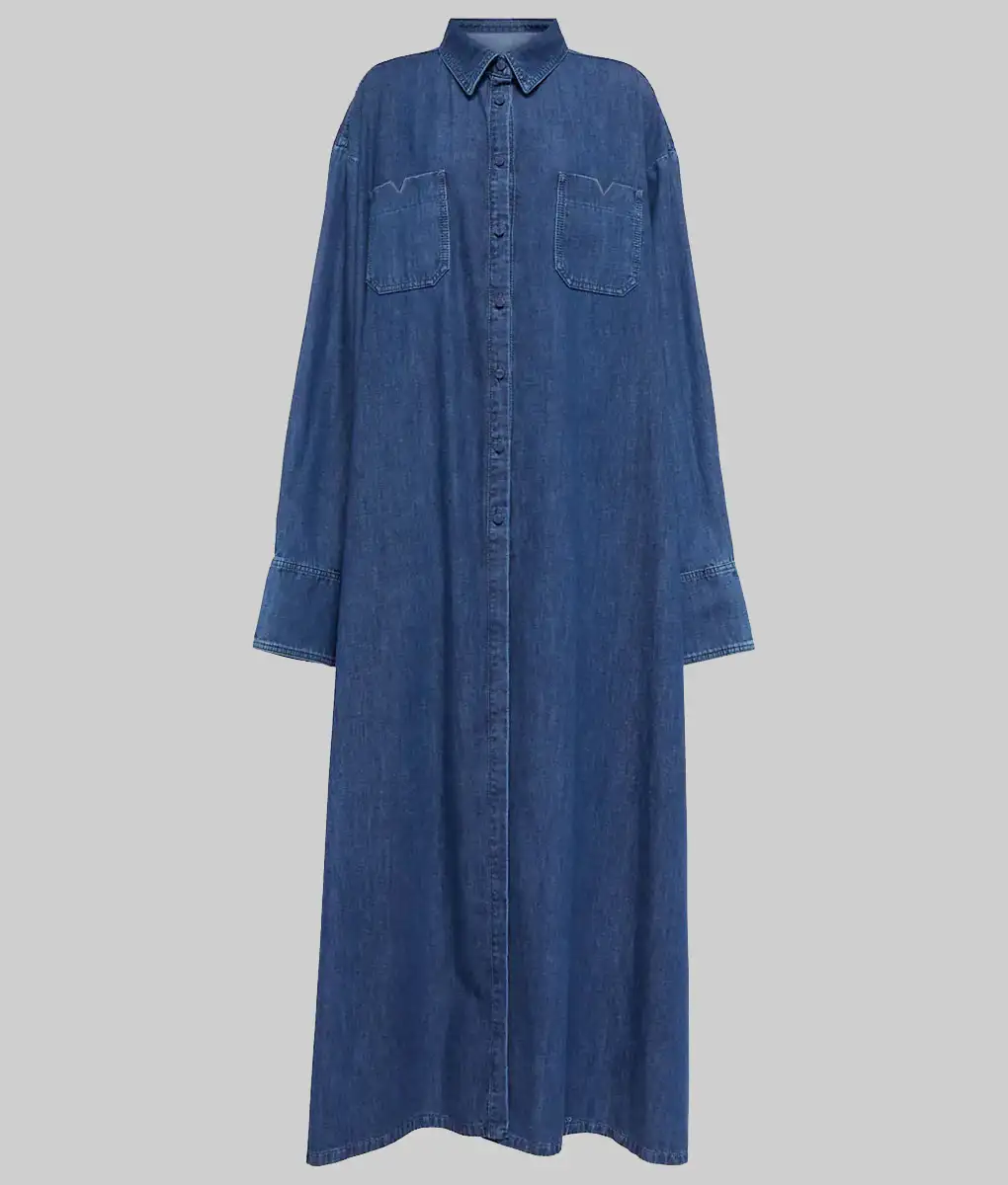 Jennifer Lopez Denim Coat - Front view