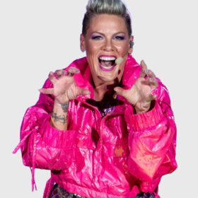 P!nk Summer Carnival Tour 2023 Pink Cropped Jacket