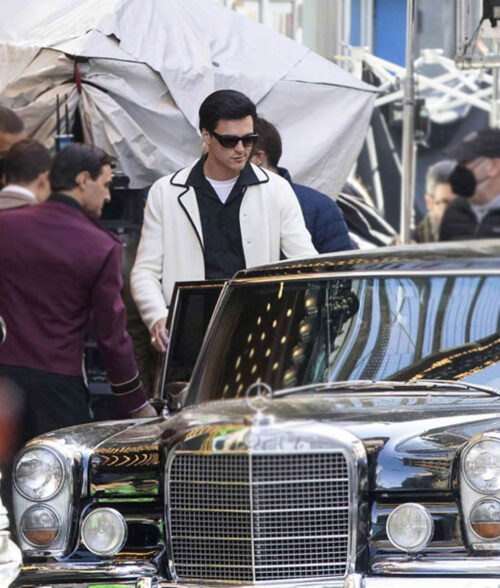 Priscilla Jacob Elordi Elvis White Blazer
