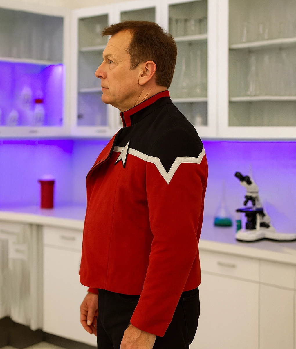 Star Trek Strange New Worlds Jack Bradward Boimler Jacket - Side View