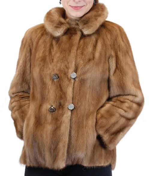 Avery Brown Mink Fur Coat