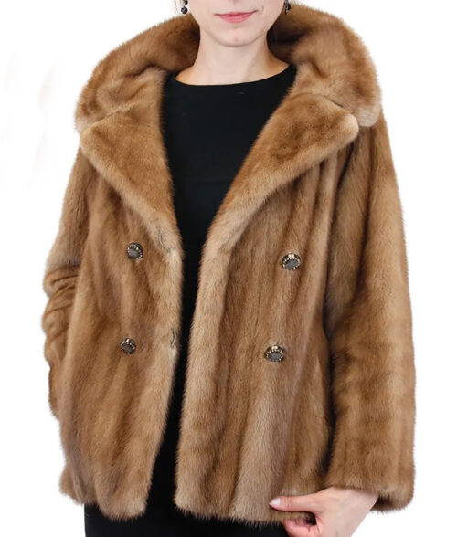 Avery Brown Mink Fur Coat