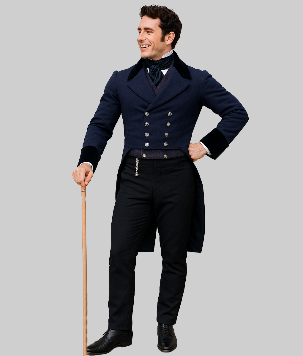Bridgerton Jonathan Lord Anthony Bridgerton Tailcoat-FrontView