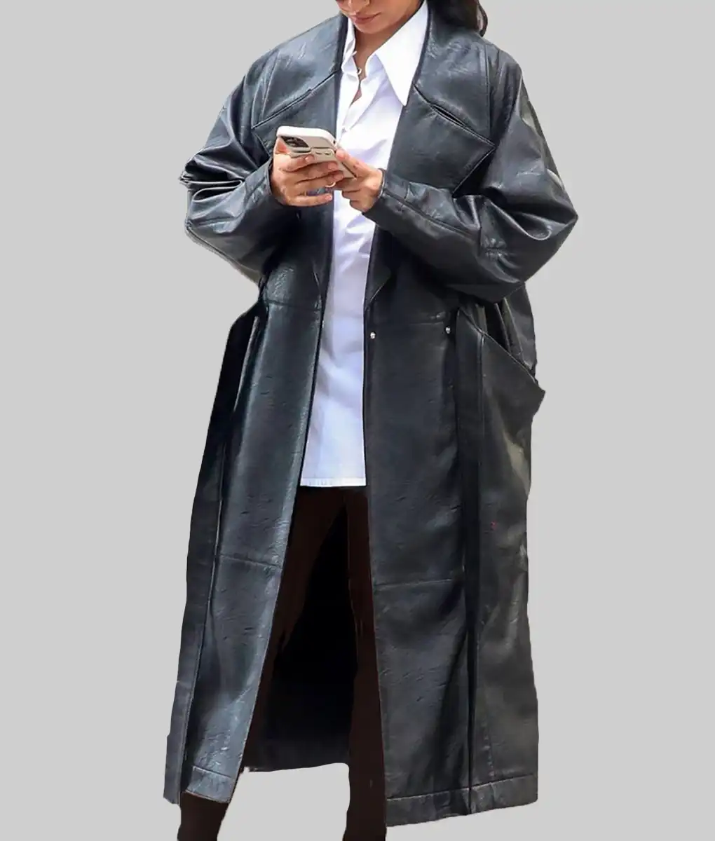 Camila Cabello Leather Coat