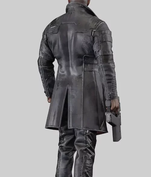 Cyberpunk Solomon Reed Coat-Back View