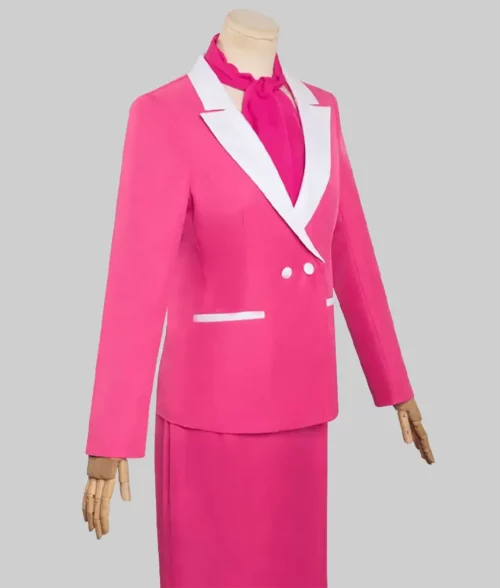 Day-to-Night Barbie Margot Robbie Pink Blazer