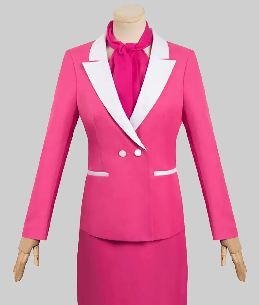 Day-to-Night Barbie Margot Robbie Pink Blazer