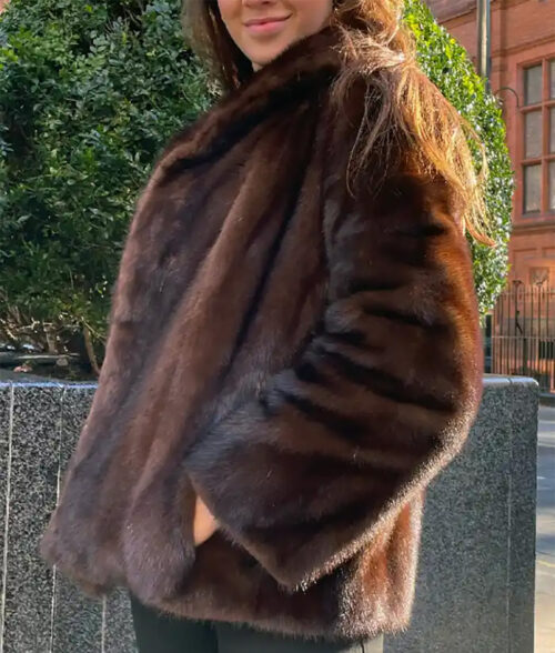 Emma Brown Mink Fur Coat