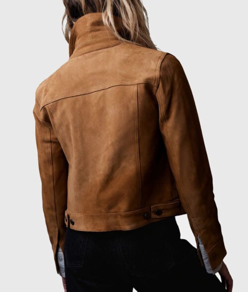 Emma Fubar Brown Suede Jacket