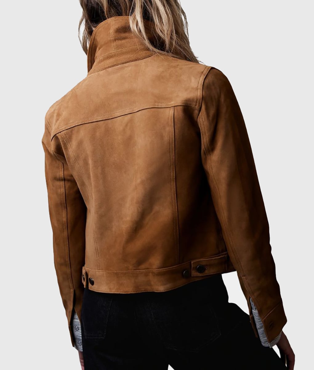 Emma Fubar Brown Suede Jacket
