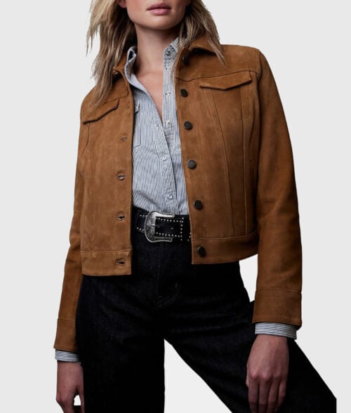 Emma Fubar Brown Suede Jacket