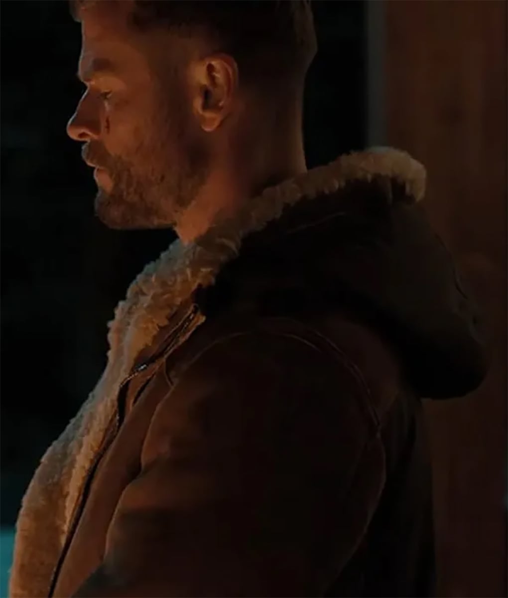 Extraction 2 Chris Hemsworth Tyler Suede Leather Jacket