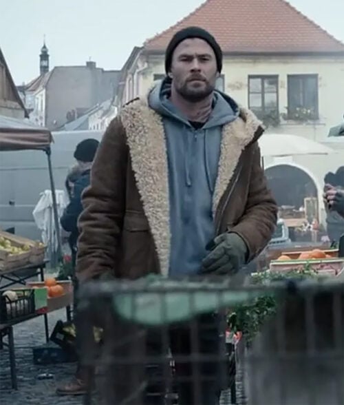 Extraction 2 Chris Hemsworth Tyler Suede Leather Jacket