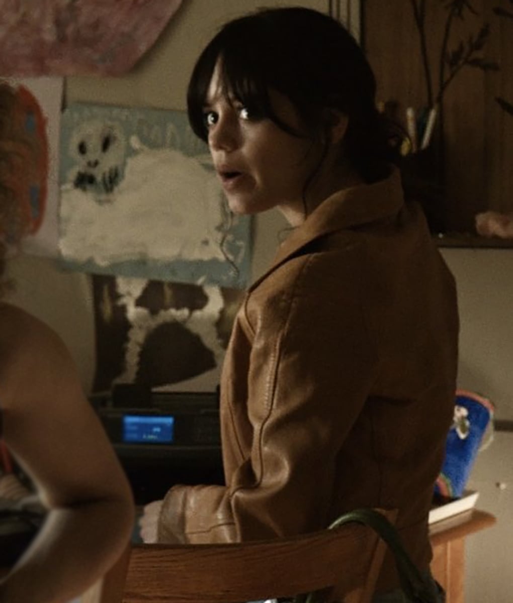 Finestkind Jenna Ortega Mabel Leather Jacket