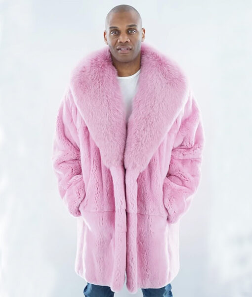 Hendrix Pink Fur Coat