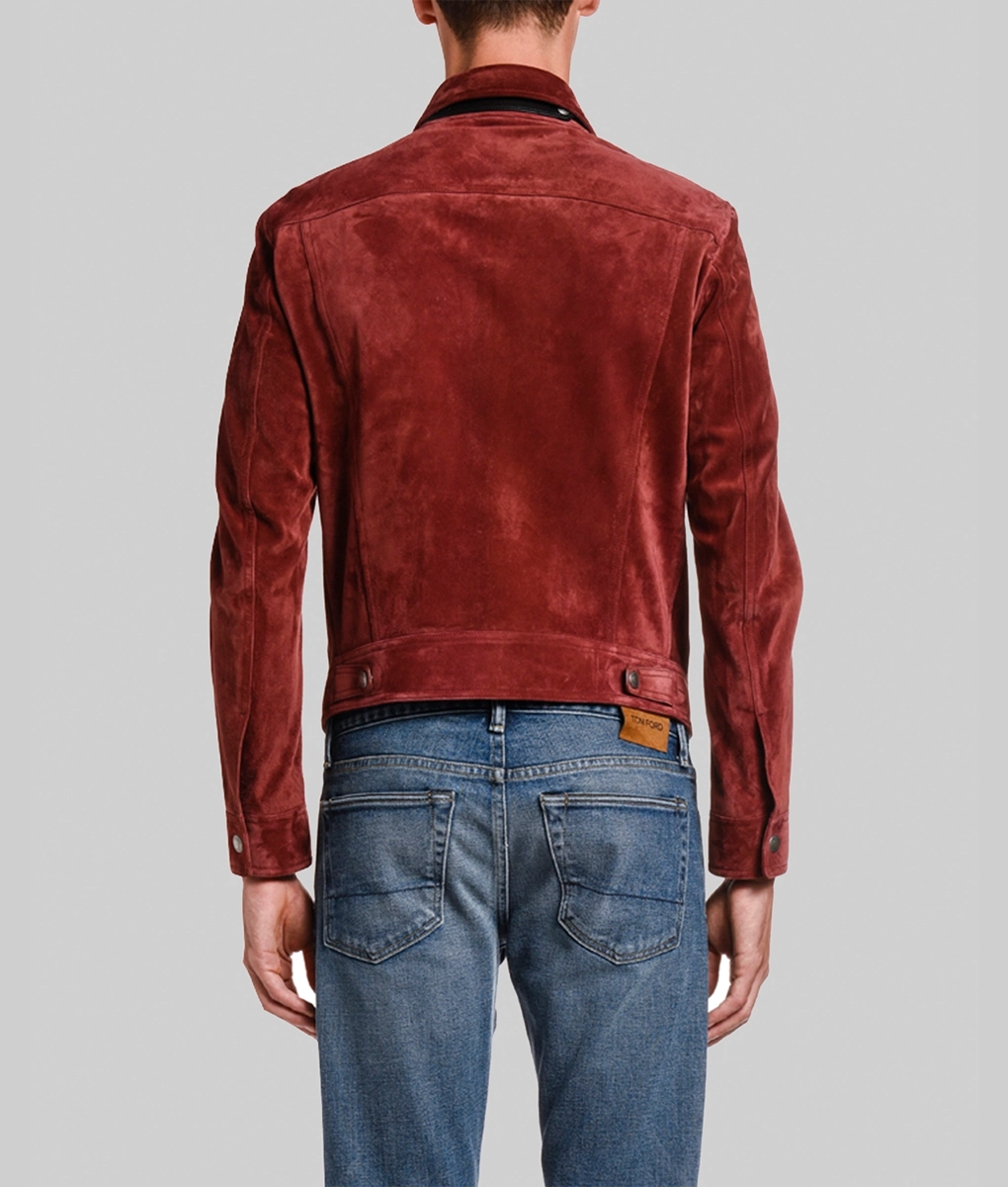Jason Momoa Suede Leather Jacket