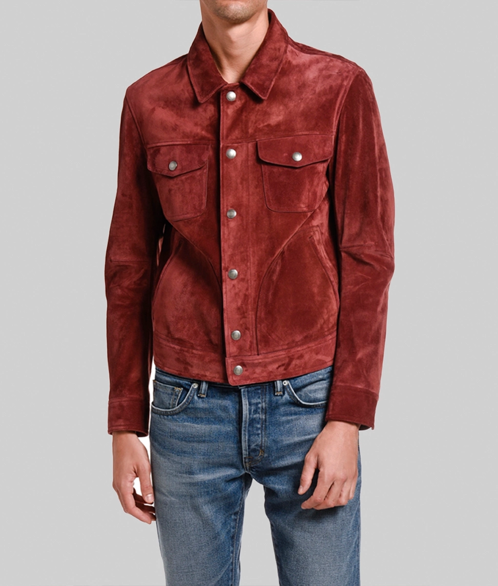 Jason Momoa Suede Leather Jacket