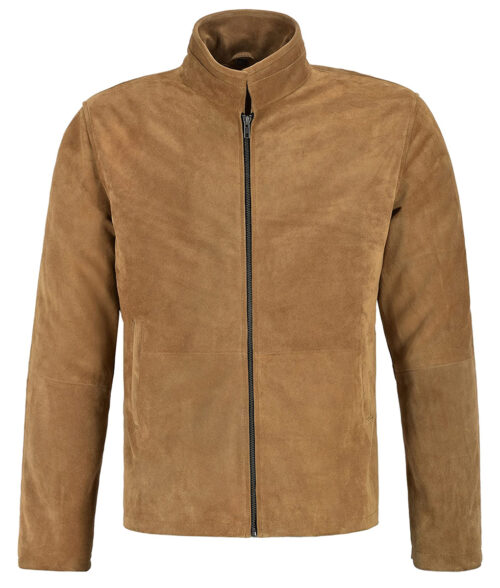 Louis Men's Brown Western Casual Cowboy Soft Suede Jacket