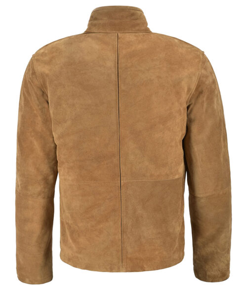 Louis Men's Brown Western Casual Cowboy Soft Suede Jacket