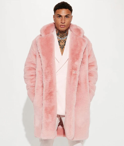 Marshall Pink Fur Coat