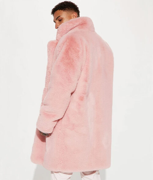 Marshall Pink Mink Fur Coat