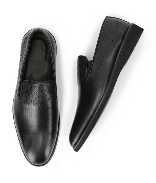 Lyndon Mens Black Leather Dress Shoe